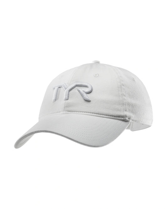 TYR LOGO ADJUSTABLE CAP - 100 White